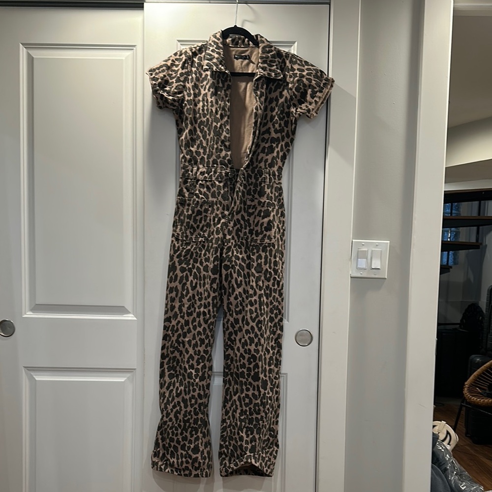 Nasty Gal Brown Boot Cut Jumpsuit with Flare